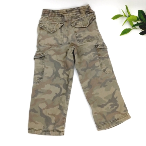 💙 ARIZONA JEAN COMPANY Boy's Pull On Camo Cargo Pants 5 Regular - Picture 3 of 5